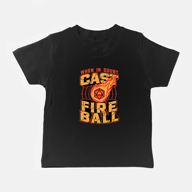 RPG Cast Fireball Quote-Baby-Basic-Tee-Studio Mootant