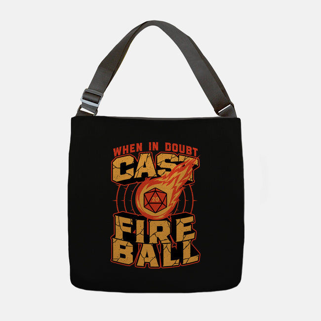 RPG Cast Fireball Quote-None-Adjustable Tote-Bag-Studio Mootant