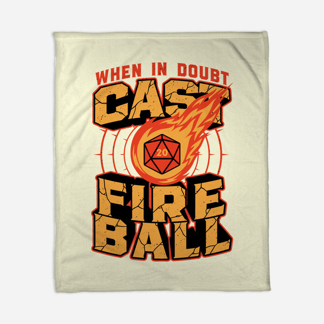 RPG Cast Fireball Quote-None-Fleece-Blanket-Studio Mootant