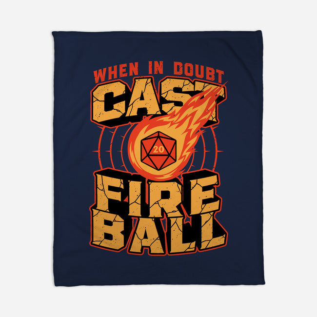 RPG Cast Fireball Quote-None-Fleece-Blanket-Studio Mootant