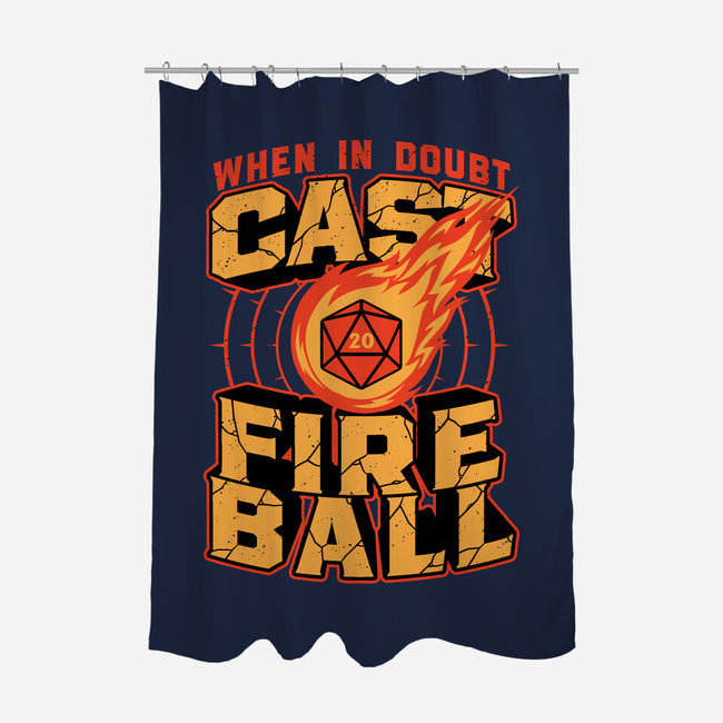 RPG Cast Fireball Quote-None-Polyester-Shower Curtain-Studio Mootant