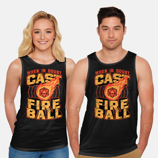 RPG Cast Fireball Quote-Unisex-Basic-Tank-Studio Mootant