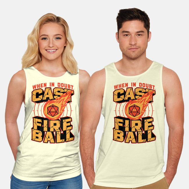 RPG Cast Fireball Quote-Unisex-Basic-Tank-Studio Mootant