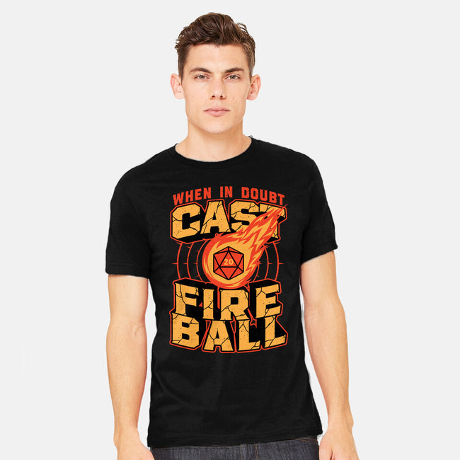 RPG Cast Fireball Quote-Mens-Heavyweight-Tee-Studio Mootant