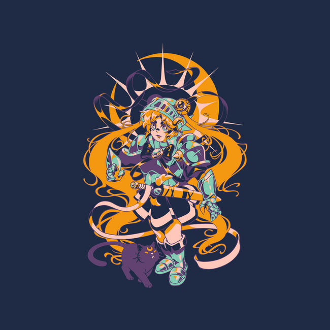 Moon Warrior-None-Polyester-Shower Curtain-ilustrata