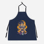 Moon Warrior-Unisex-Kitchen-Apron-ilustrata
