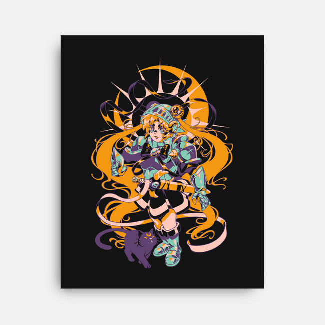 Moon Warrior-None-Stretched-Canvas-ilustrata