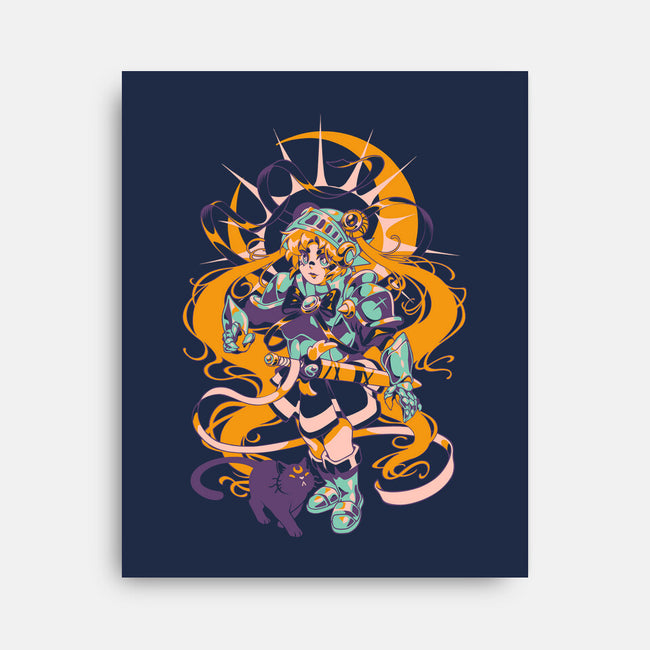 Moon Warrior-None-Stretched-Canvas-ilustrata