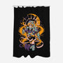 Moon Warrior-None-Polyester-Shower Curtain-ilustrata