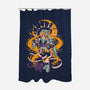 Moon Warrior-None-Polyester-Shower Curtain-ilustrata