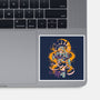Moon Warrior-None-Glossy-Sticker-ilustrata