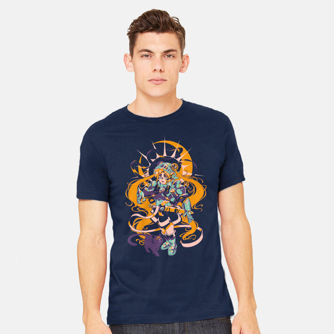 Moon Warrior-Mens-Heavyweight-Tee-ilustrata