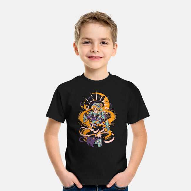 Moon Warrior-Youth-Basic-Tee-ilustrata