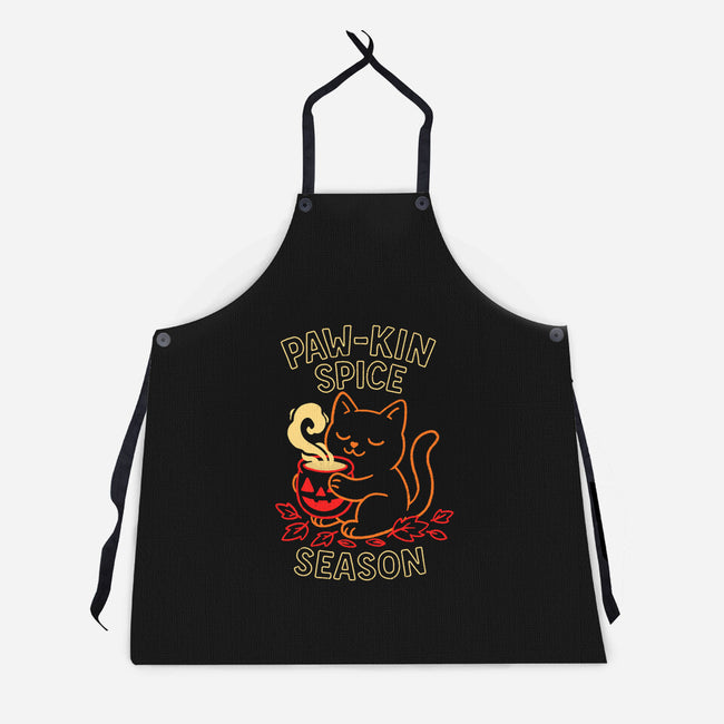 Paw-kin Spice Season-Unisex-Kitchen-Apron-fanfreak1