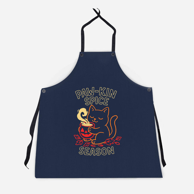 Paw-kin Spice Season-Unisex-Kitchen-Apron-fanfreak1