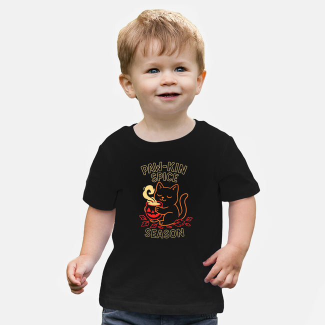 Paw-kin Spice Season-Baby-Basic-Tee-fanfreak1