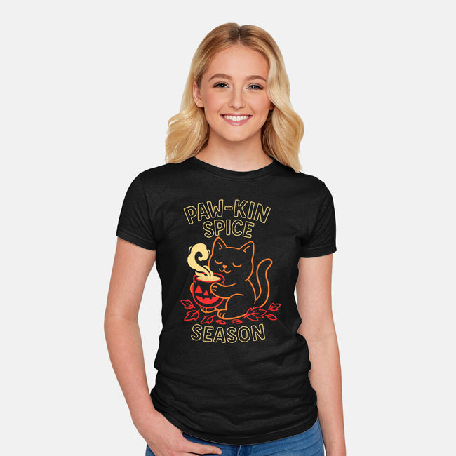 Paw-kin Spice Season-Womens-Fitted-Tee-fanfreak1