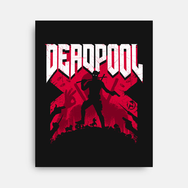 Deadpool Doomsday-None-Stretched-Canvas-rocketman_art