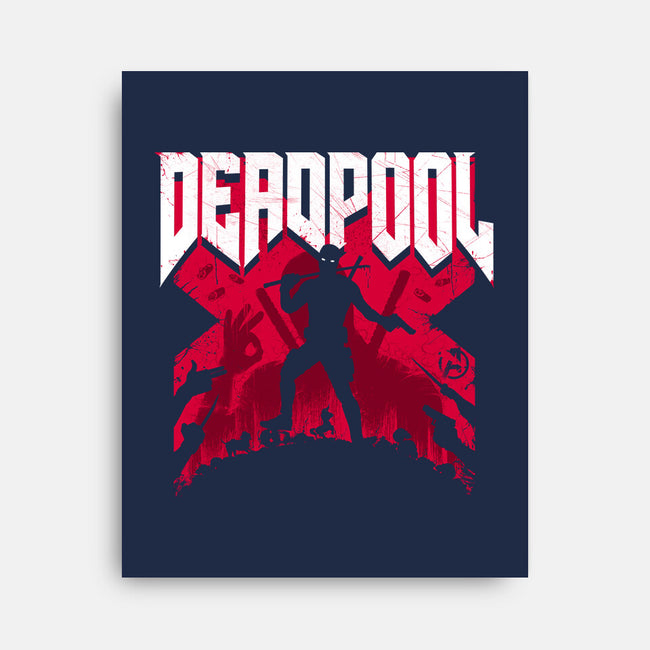 Deadpool Doomsday-None-Stretched-Canvas-rocketman_art