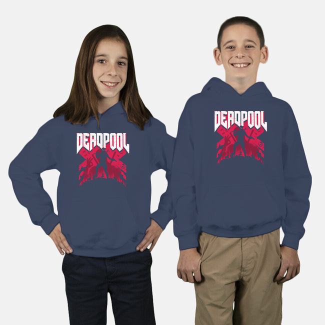 Deadpool Doomsday-Youth-Pullover-Sweatshirt-rocketman_art