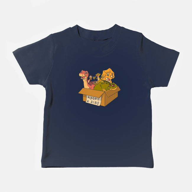 Adopt A Dinosaur-Baby-Basic-Tee-patrickgp