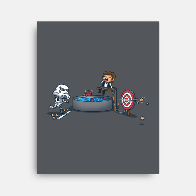 Hurry And Hit The Target-None-Stretched-Canvas-Boggs Nicolas