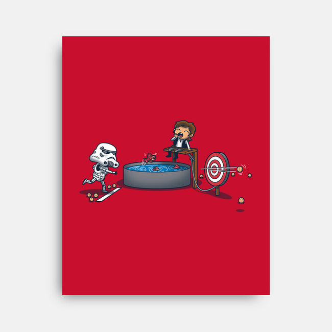 Hurry And Hit The Target-None-Stretched-Canvas-Boggs Nicolas