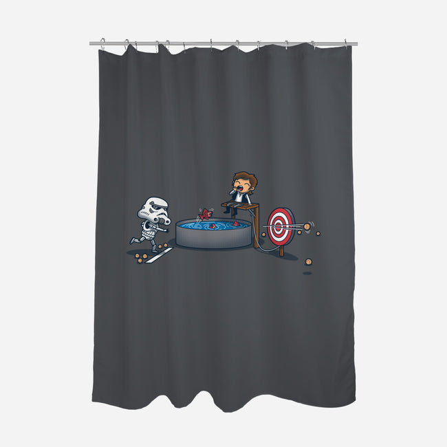 Hurry And Hit The Target-None-Polyester-Shower Curtain-Boggs Nicolas
