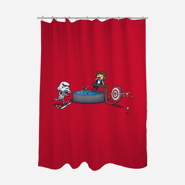 Hurry And Hit The Target-None-Polyester-Shower Curtain-Boggs Nicolas
