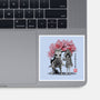 Six And Mono Sumi-e-None-Glossy-Sticker-DrMonekers