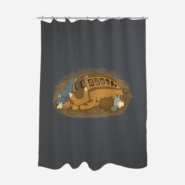 Spirits Nap-None-Polyester-Shower Curtain-pigboom