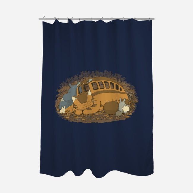 Spirits Nap-None-Polyester-Shower Curtain-pigboom