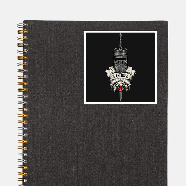 Tis But A Tat-None-Glossy-Sticker-rocketman_art