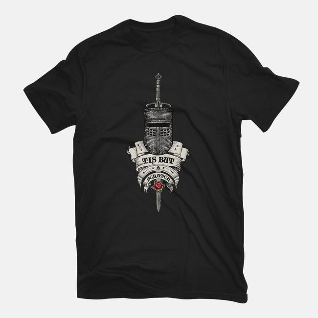 Tis But A Tat-Mens-Basic-Tee-rocketman_art