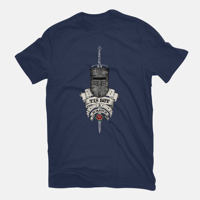 Tis But A Tat-Mens-Basic-Tee-rocketman_art