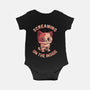 Screaming Inside-Baby-Basic-Onesie-eduely