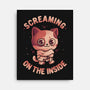 Screaming Inside-None-Stretched-Canvas-eduely
