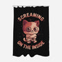 Screaming Inside-None-Polyester-Shower Curtain-eduely