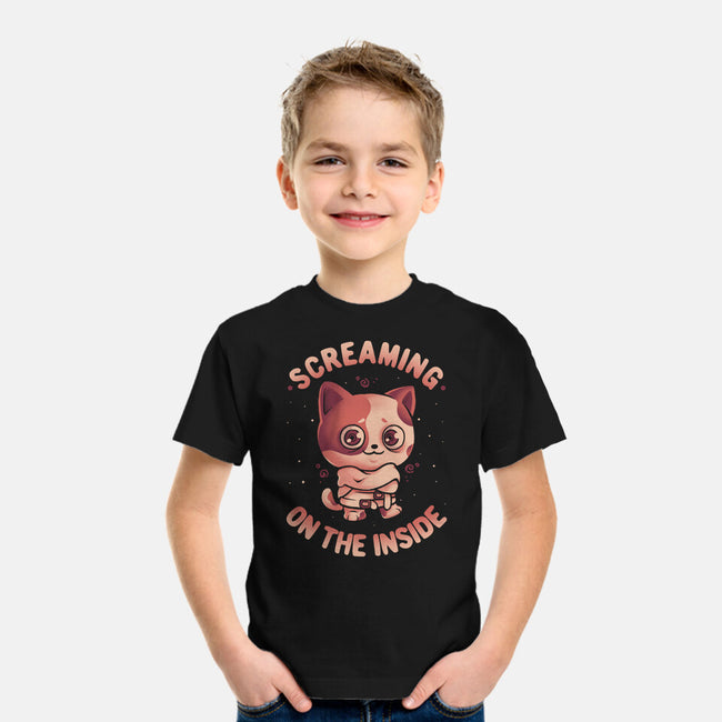 Screaming Inside-Youth-Basic-Tee-eduely