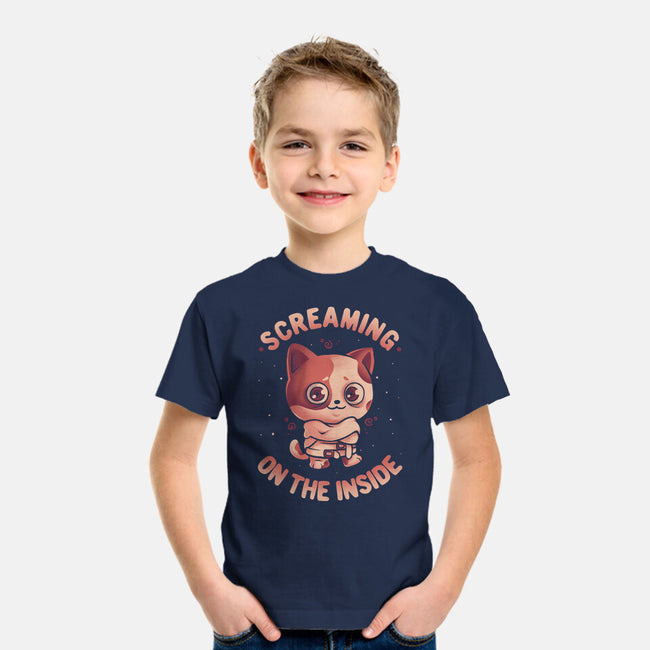 Screaming Inside-Youth-Basic-Tee-eduely