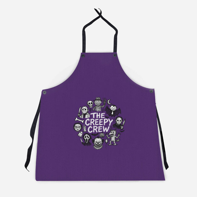 The Creepy Crew-Unisex-Kitchen-Apron-Popnotic
