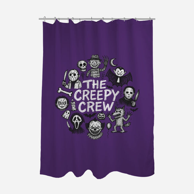 The Creepy Crew-None-Polyester-Shower Curtain-Popnotic
