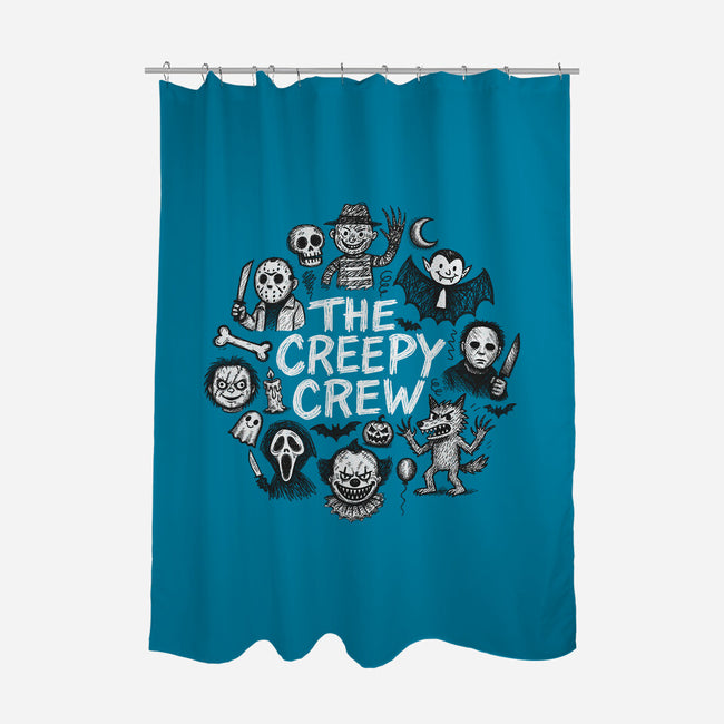 The Creepy Crew-None-Polyester-Shower Curtain-Popnotic