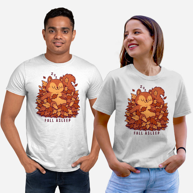 Falling Asleep-Unisex-Basic-Tee-Popnotic