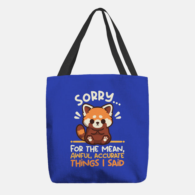Sorry For The Accurate Things-None-Basic Tote-Bag-NemiMakeit