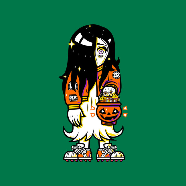 Halloween Ghost Lady-Mens-Basic-Tee-krisren28
