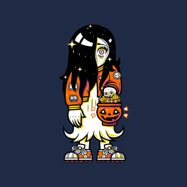 Halloween Ghost Lady-Mens-Basic-Tee-krisren28