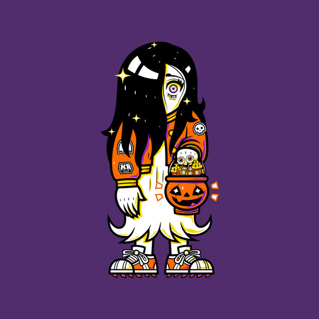 Halloween Ghost Lady-Mens-Basic-Tee-krisren28