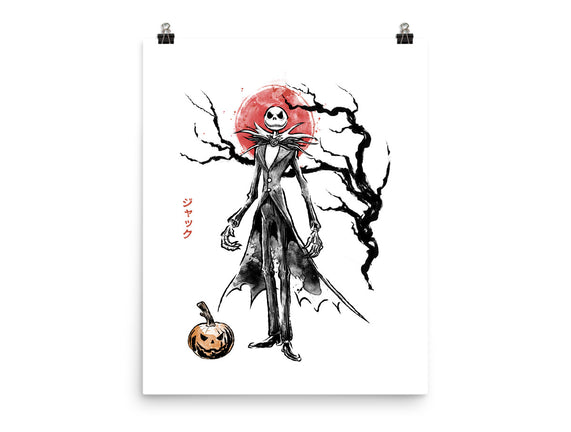 Nightmare Jack Sumi-e