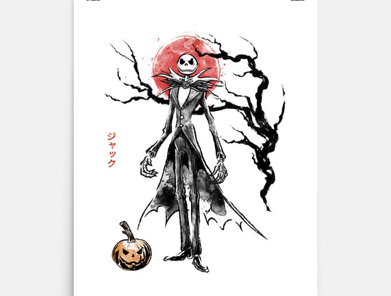 Nightmare Jack Sumi-e